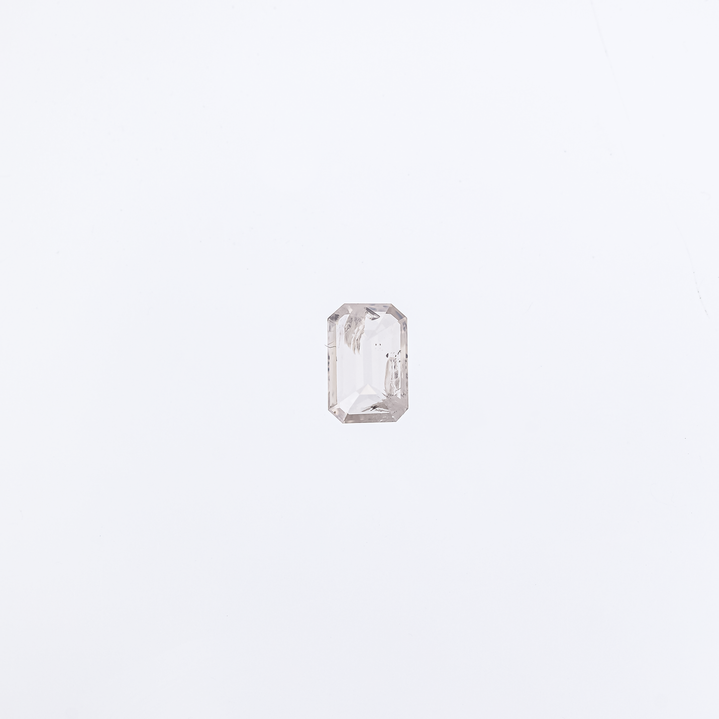 The Aurora | Platinum | White | Size 8 | Stone EMC27 | Antelope Ring Box | Custom Engraving:  +$0