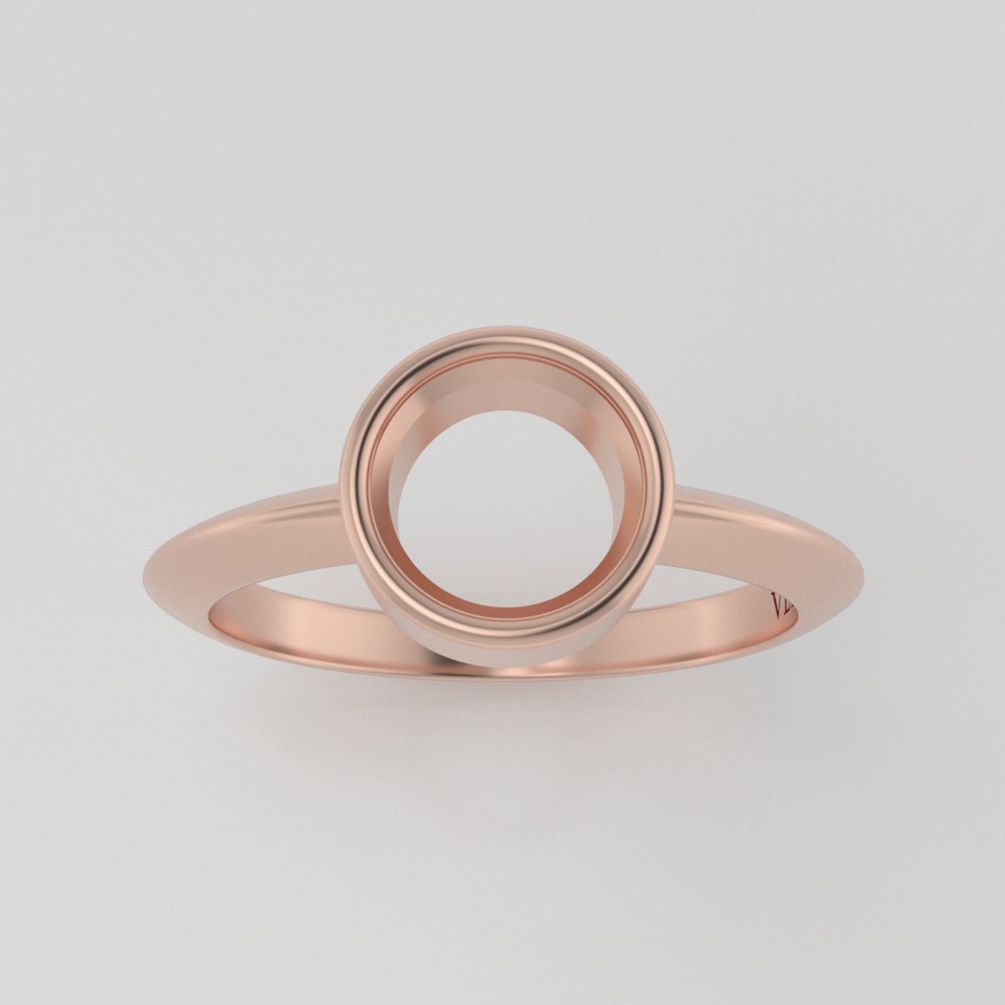 The Leda | 18k | Rose | Size 5.5 | Stone PS104 | Sand Dune Ring Box | Custom Engraving:  +$0