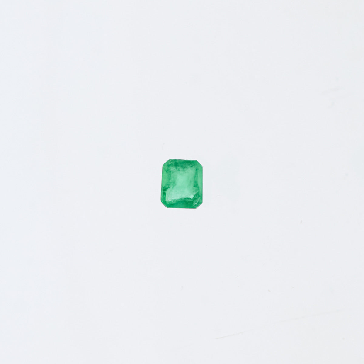 The Leda | 14k | White | Size 7 | Stone EM31 | Rainforest Ring Box | Custom Engraving:  +$0