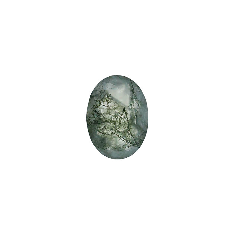 The Calisto | 14k | White | Size 7 | Stone MOS121 | Cinque Ring Box | Custom Engraving:  +$0