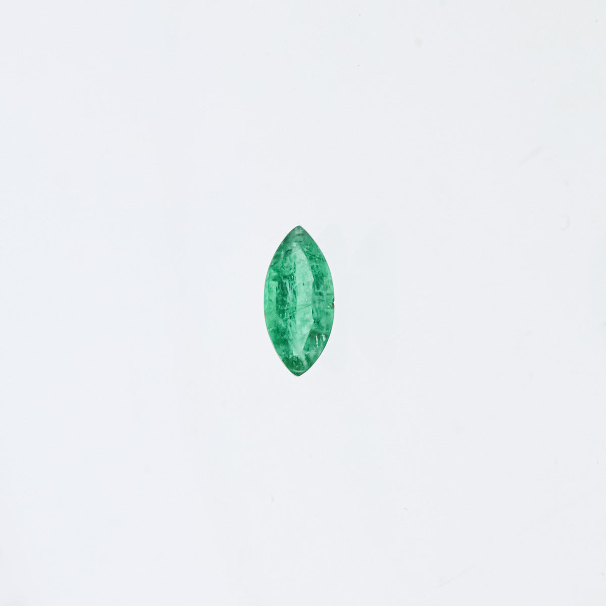 The Saturn | 14k | White | Size 8 | Stone EM21 | Rainforest Ring Box | Custom Engraving:  +$0