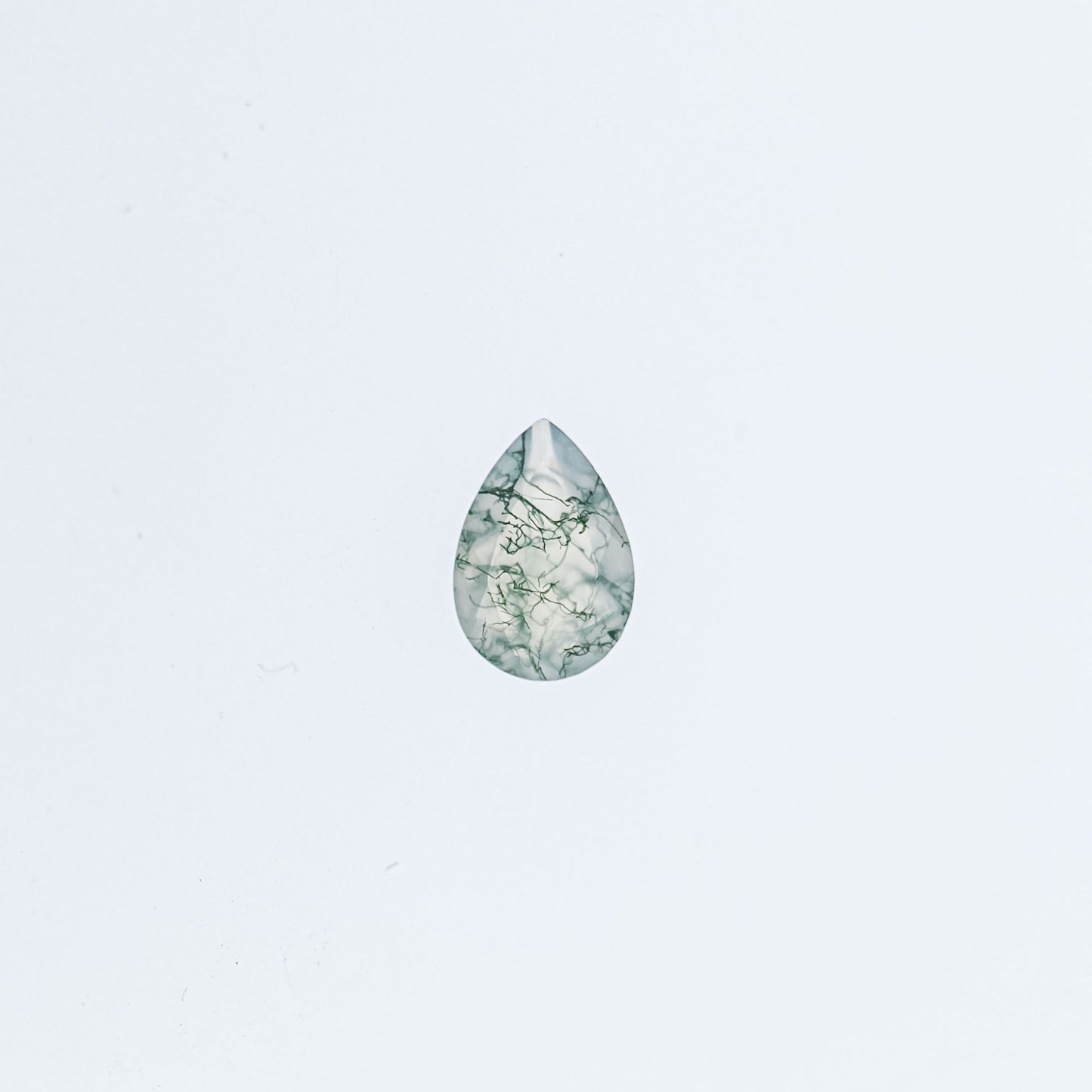 The Calisto | 14k | White | Size 6.25 | Stone MOS39 | Rainforest Ring Box | Custom Engraving:  +$0