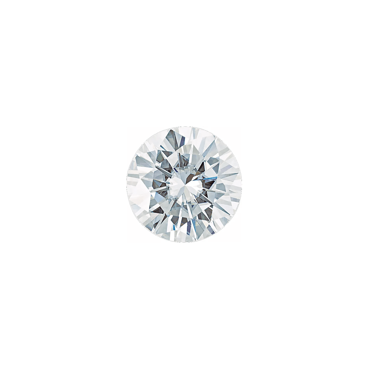 The Skye | Platinum | White | Size 5 | Stone Moissanite | Round | 7.5mm | Rainforest Ring Box | Custom Engraving:  +$0