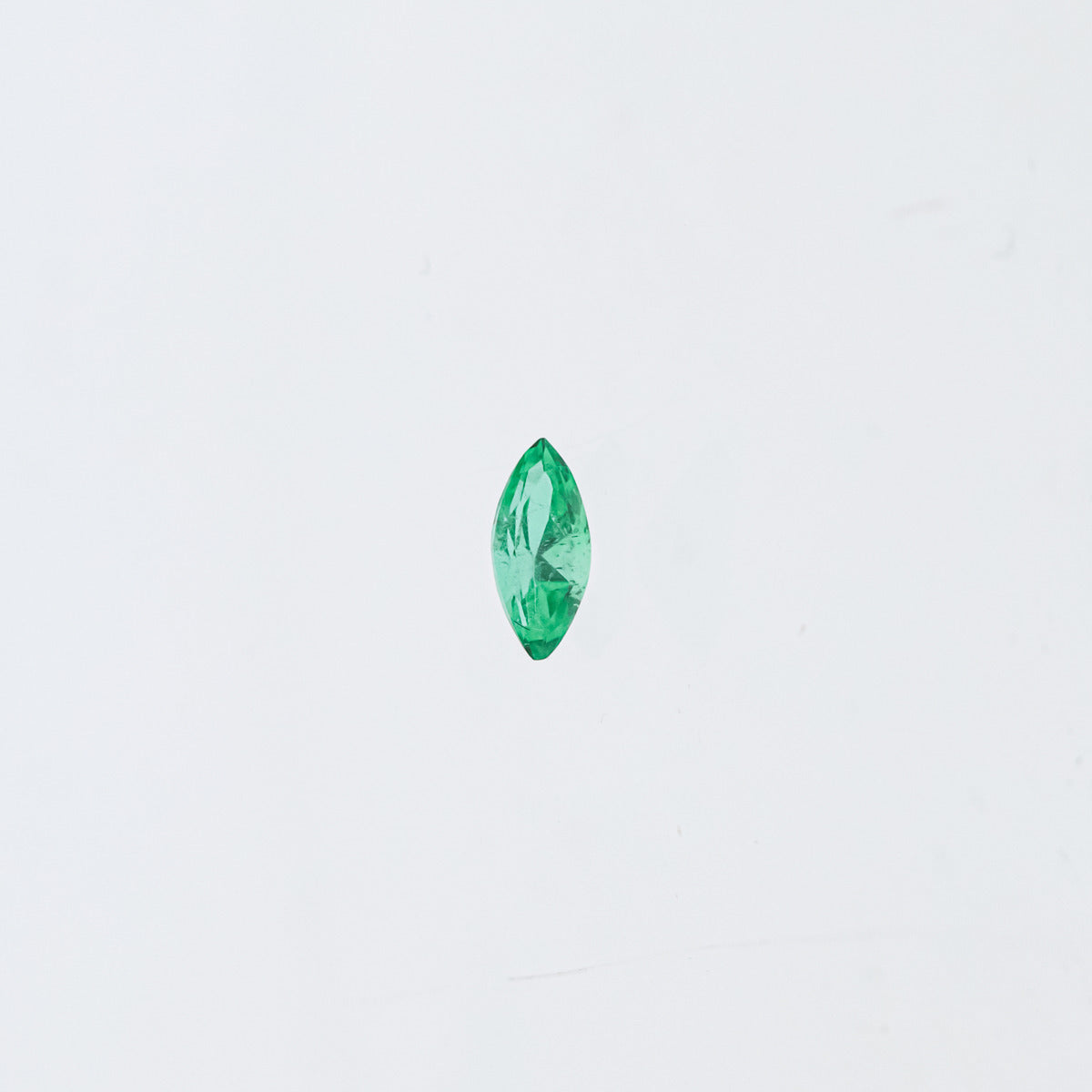 The Celeste | 14k | White | Size 7 | Stone EM22 | Rainforest Ring Box | Custom Engraving:  +$0