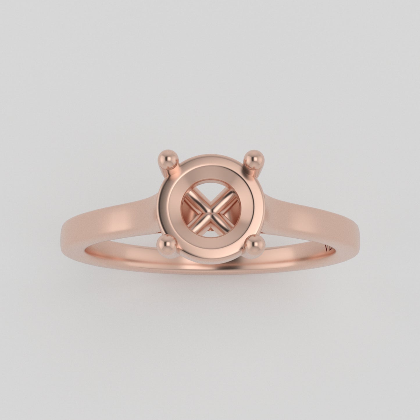 The Nova | 14k | Rose | Size 6.5 | Stone MQ5 | Fremont Ring Box | Custom Engraving:  +$0