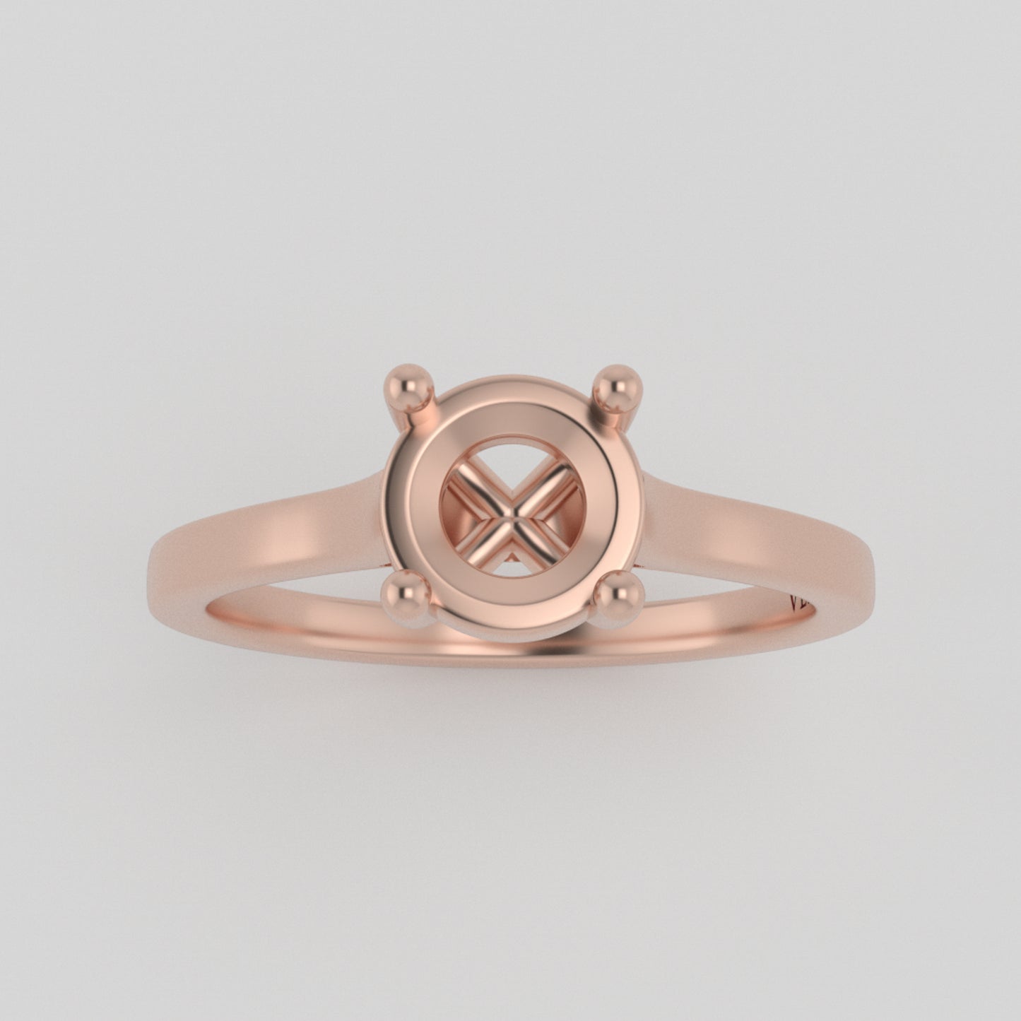 The Nova | 14k | Rose | Size 8 | Stone PS147 | Fremont Ring Box | Custom Engraving:  +$0