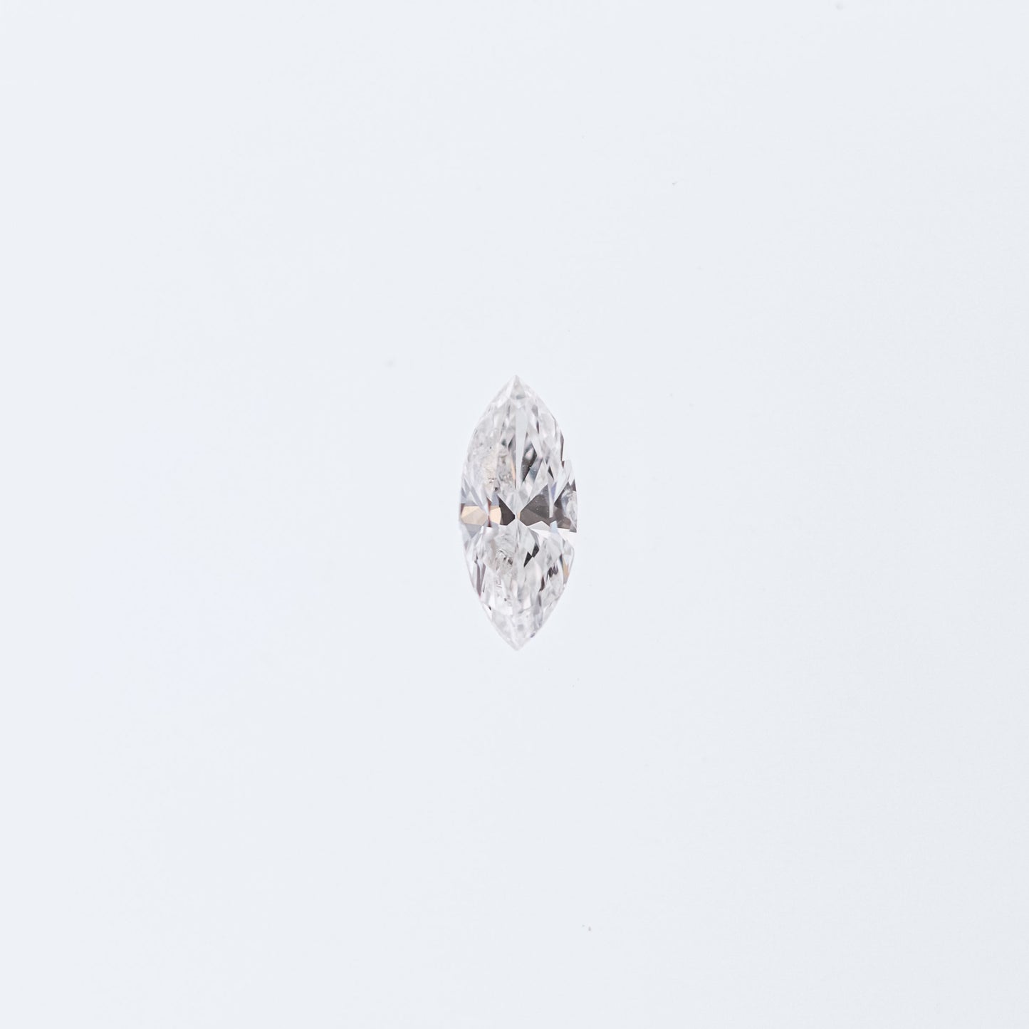 The Aurora | Platinum | White | Size 5.5 | Stone MQ5 | Fremont Ring Box | Custom Engraving:  +$0