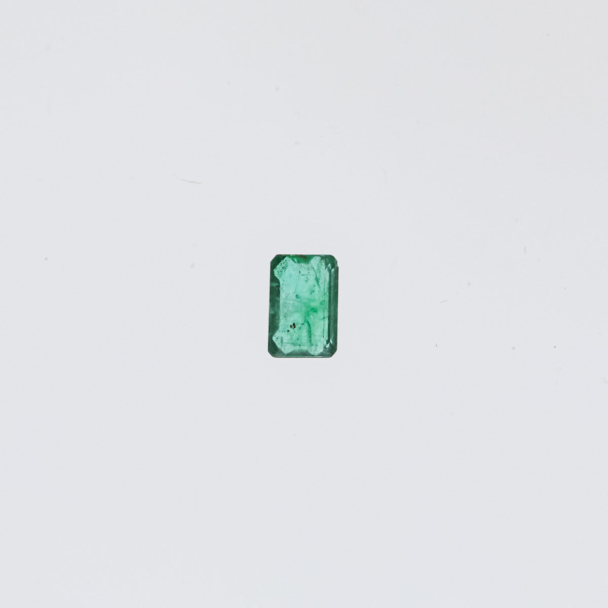 The Leda | 14k | White | Size 6 | Stone EM29 | Cinque Ring Box | Custom Engraving:  +$0