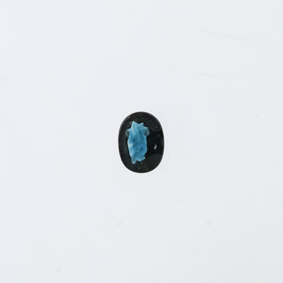 The Luna | 14k | White | Size 7 | Stone SA14 | Rainforest Ring Box | Custom Engraving:  +$0