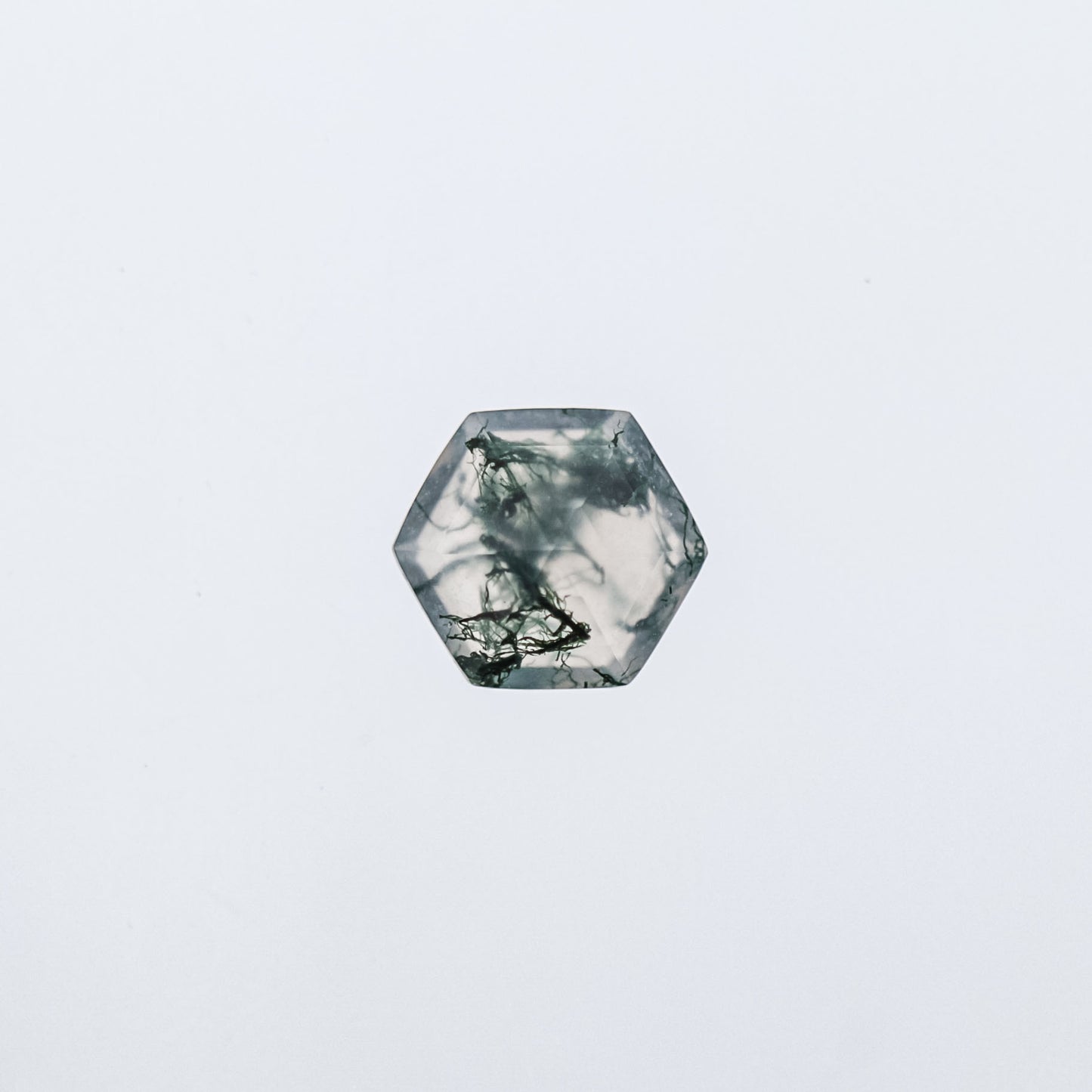 The Calisto | 18k | White | Size 11 | Stone MOS21 | Cinque Ring Box | Custom Engraving:  +$0