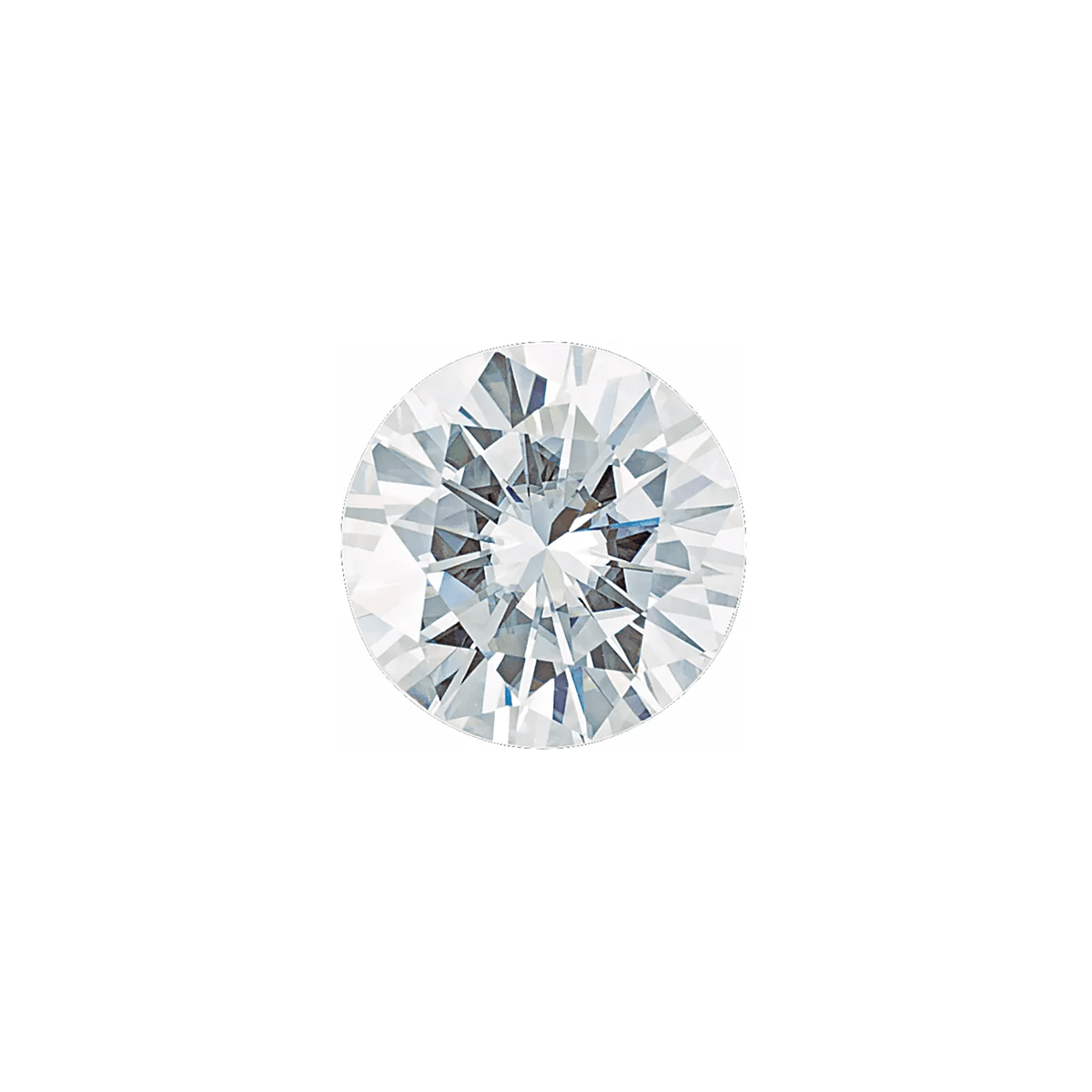 The Calisto | Platinum | White | Size 5 | Stone Moissanite | Round | 8.5mm | Rainforest Ring Box | Custom Engraving:  +$0